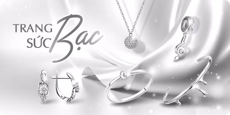 BỘ TRANG SỨC BẠC